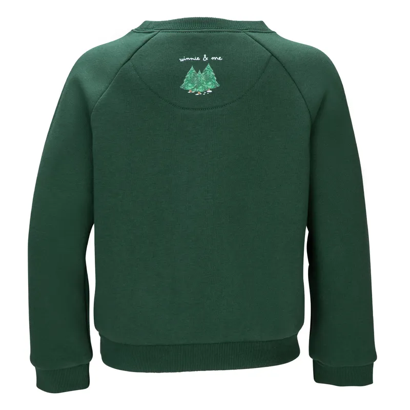 Winnie and Me Festive Junior Sweatshirt - Green-3