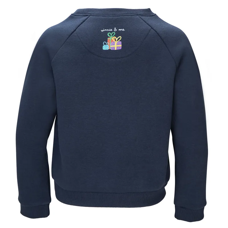 Winnie and Me Festive Junior Sweatshirt - Navy-2