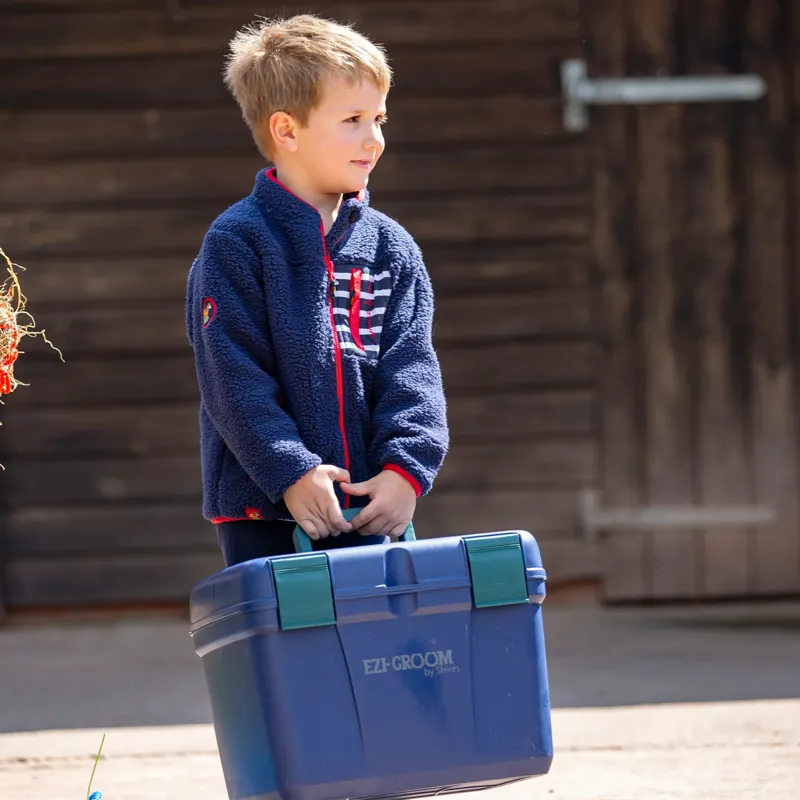 Winnie and Me Junior Unisex Full Zip Fleece - Navy-3