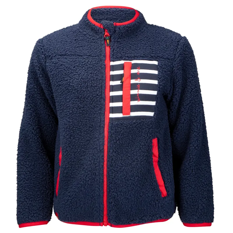 Winnie and Me Junior Unisex Full Zip Fleece - Navy-1