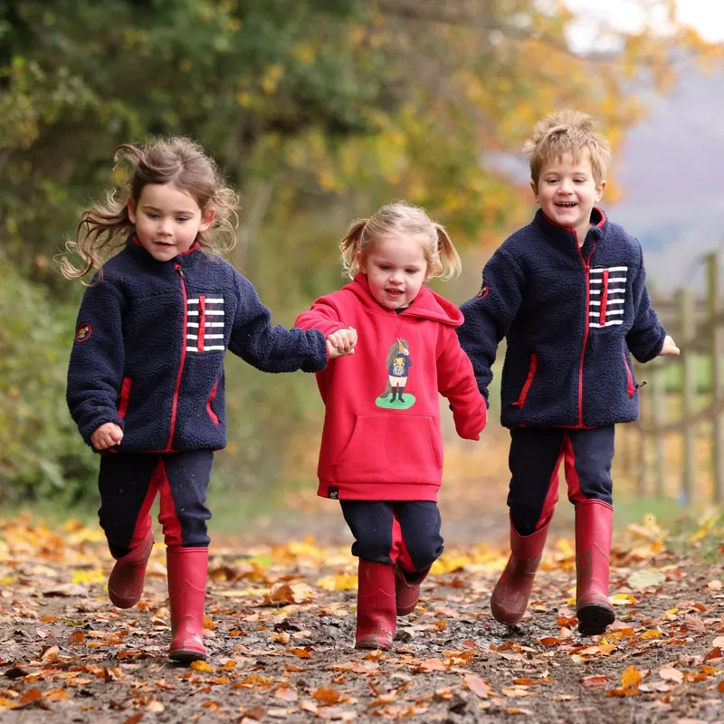 Winnie and Me Junior Unisex Full Zip Fleece - Navy-6