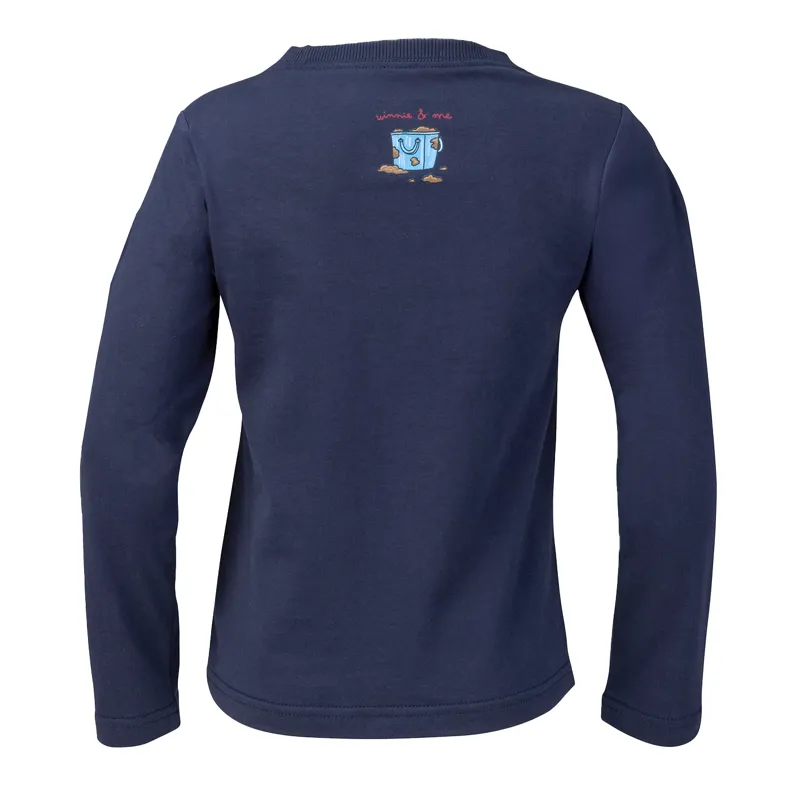 Winnie and Me Junior Long Sleeve Top - Navy-2