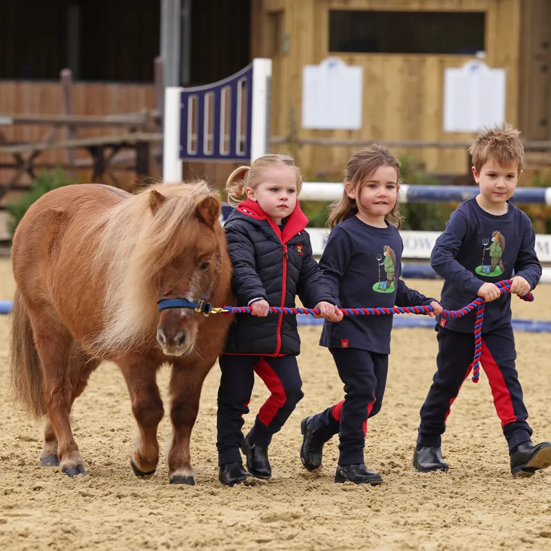 Winnie and Me Junior Long Sleeve Top - Navy-3