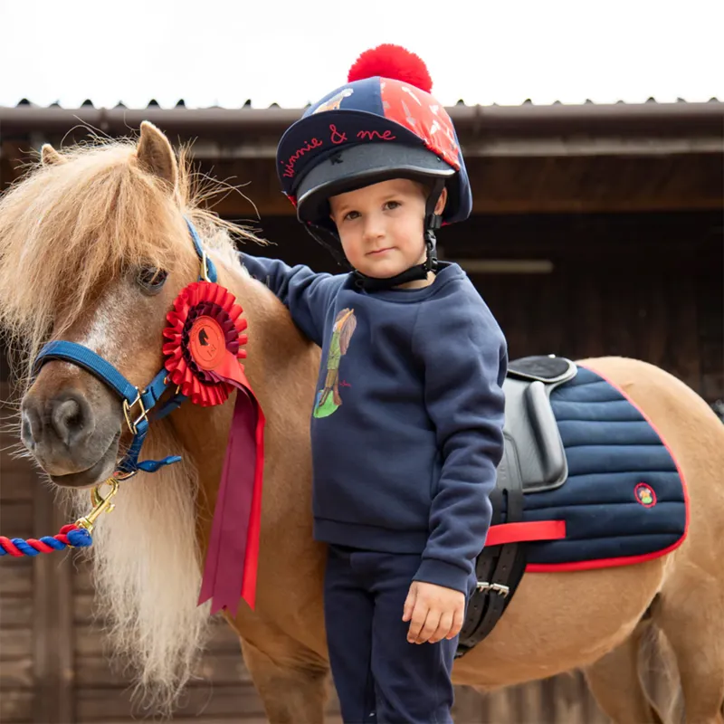 Winnie and Me Pony Saddlecloth - Navy-3