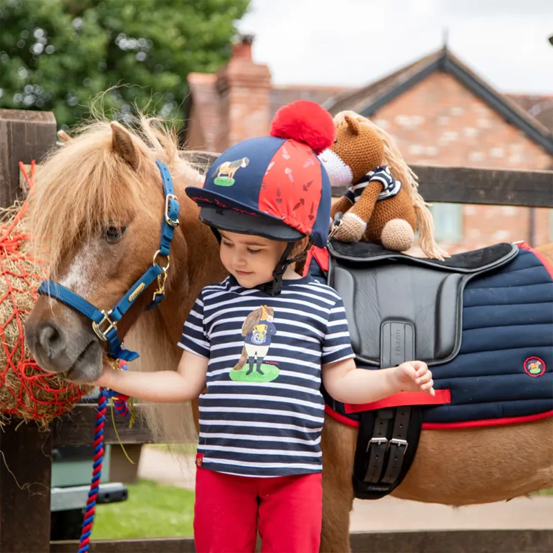 Winnie and Me Pony Saddlecloth - Navy-2