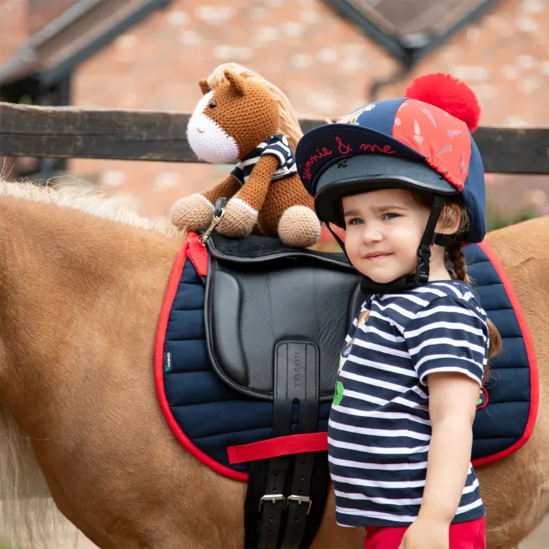 Winnie and Me Pony Saddlecloth - Navy-1