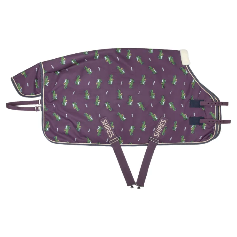 Winnie and Me 100g Turnout Rug - Burgundy