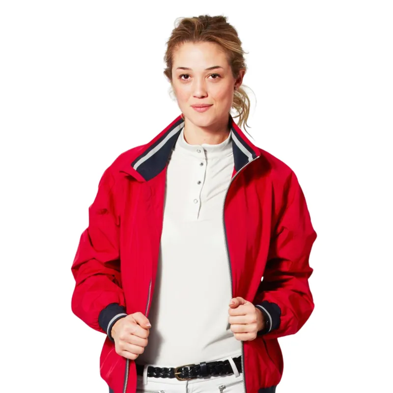 Mountain Horse Team Light Waterproof Unisex Jacket - Red-1