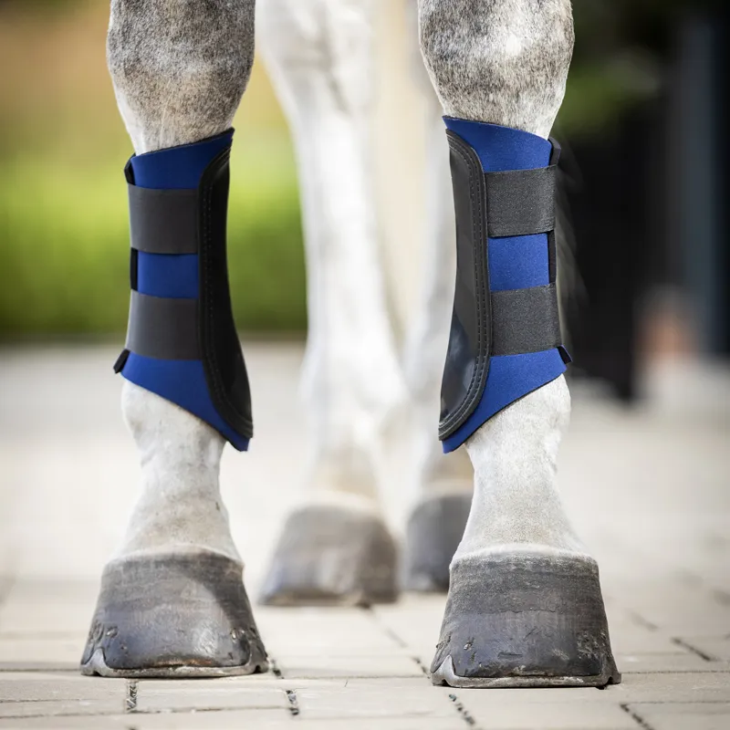 Woof Wear Club Brushing Boots - Navy/Black-2