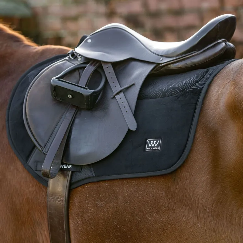 Woof Wear Elite Comfort+ Close Contact Saddlecloth - Black-1