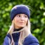 Woof Wear Womens Chunky Knit Headband - Navy