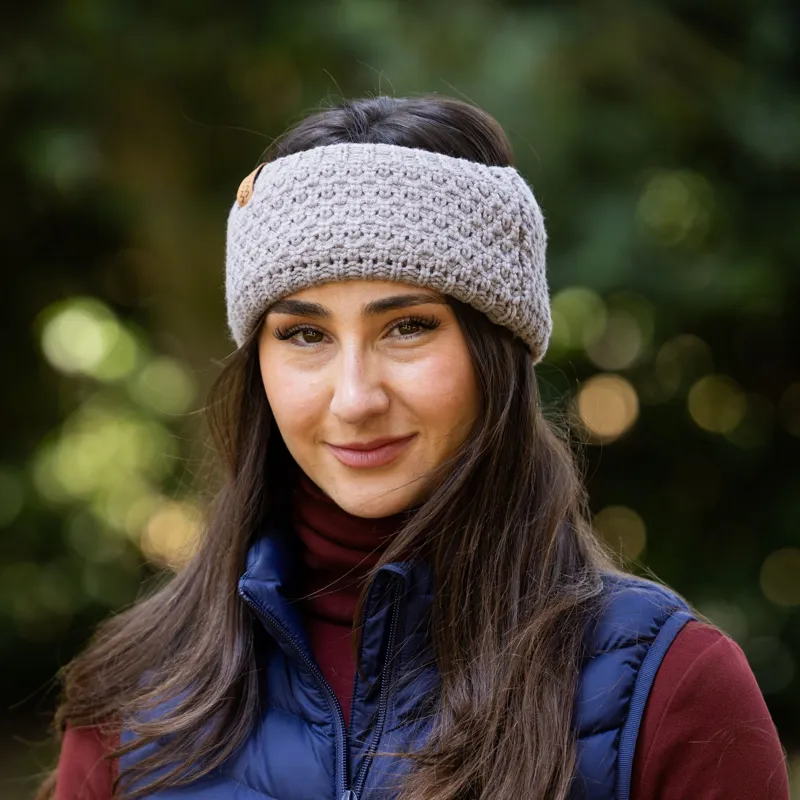 Woof Wear Womens Chunky Knit Headband - Stone