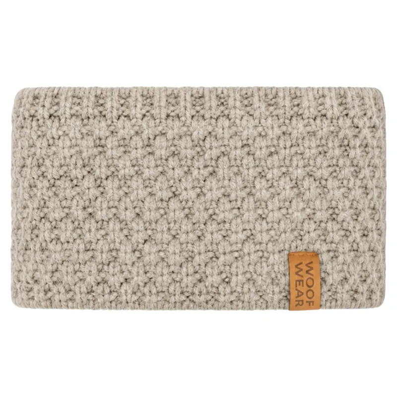 Woof Wear Womens Chunky Knit Headband - Stone-1