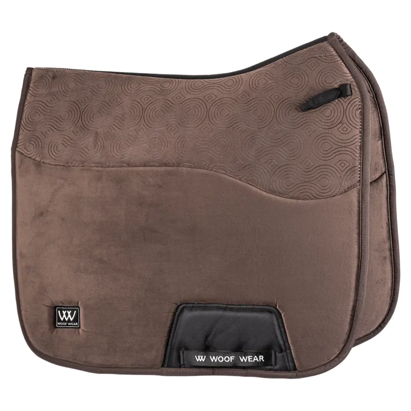 Woof Wear Elite Comfort Dressage Saddlecloth - Chocolate