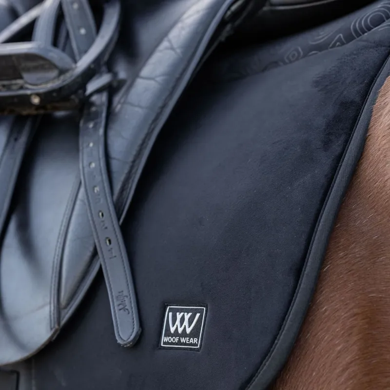 Woof Wear Elite Comfort+ Dressage Saddlecloth - Black-3