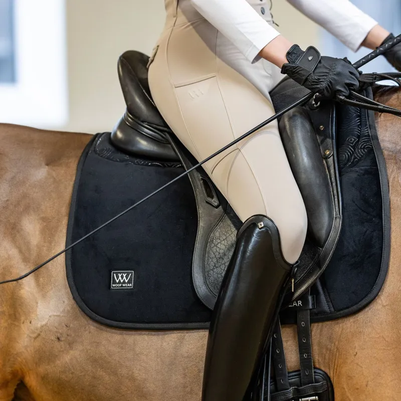 Woof Wear Elite Comfort+ Dressage Saddlecloth - Black-5