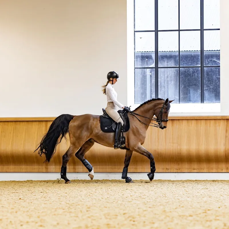 Woof Wear Elite Comfort+ Dressage Saddlecloth - Black-6