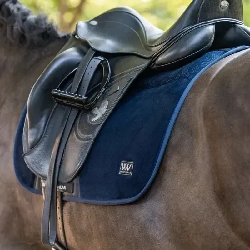 Woof Wear Elite Comfort and Dressage Saddlecloth - Navy-3