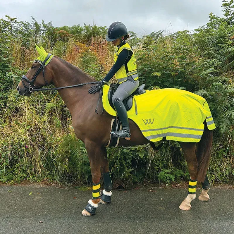 Woof Wear Hi Vis Waterproof Exercise Sheet - Yellow-1