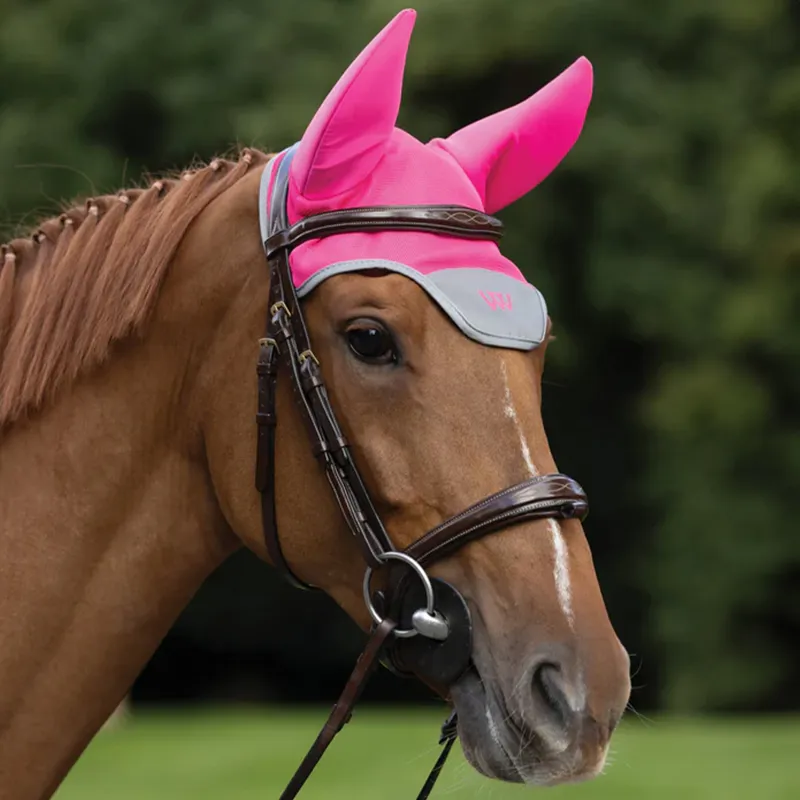 Woof Wear Hi Vis Noise Cancelling Fly Veil - Pink-1