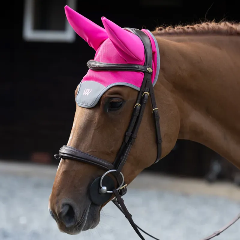 Woof Wear Hi Vis Noise Cancelling Fly Veil - Pink-3