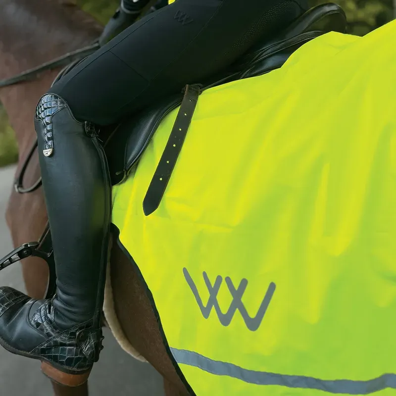 Woof Wear Hi Vis Winter Exercise Sheet - Yellow-3