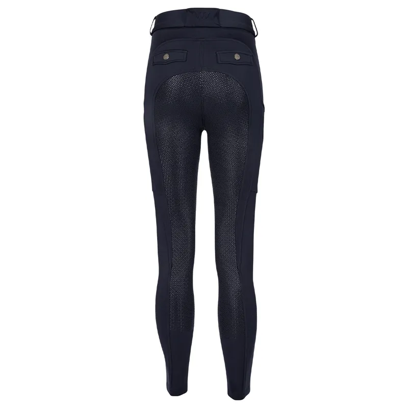 Woof Wear Hybrid II Full Grip Womens Riding Tights - Navy-2