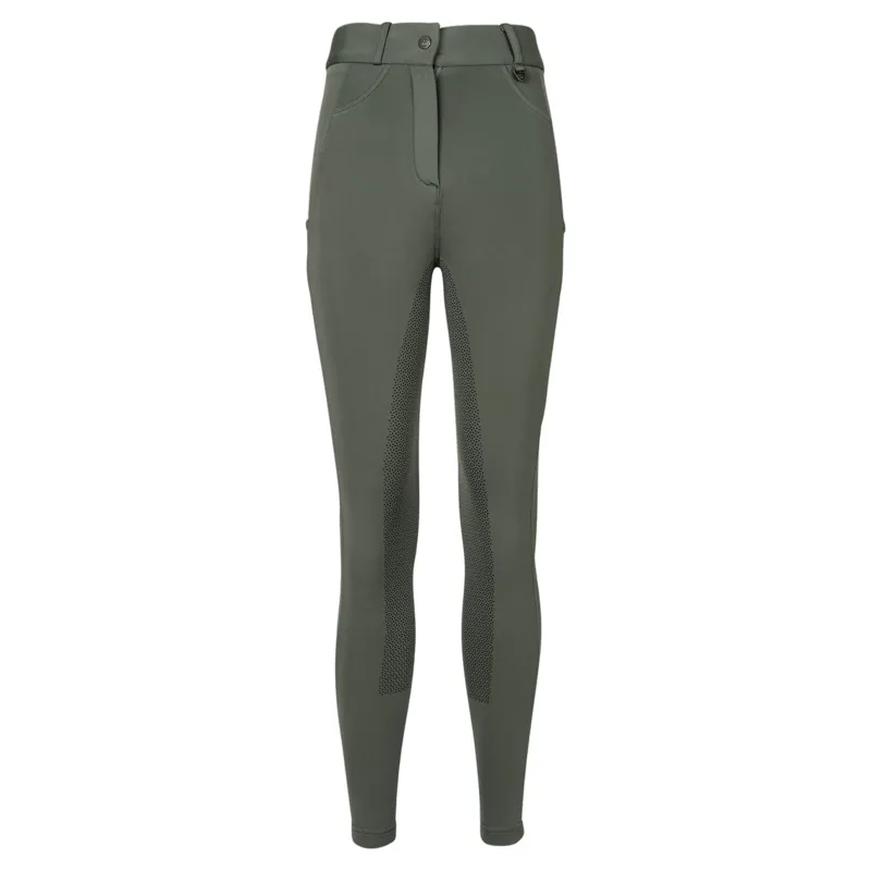 Woof Wear Hybrid II Full Grip Womens Riding Tights - Sage