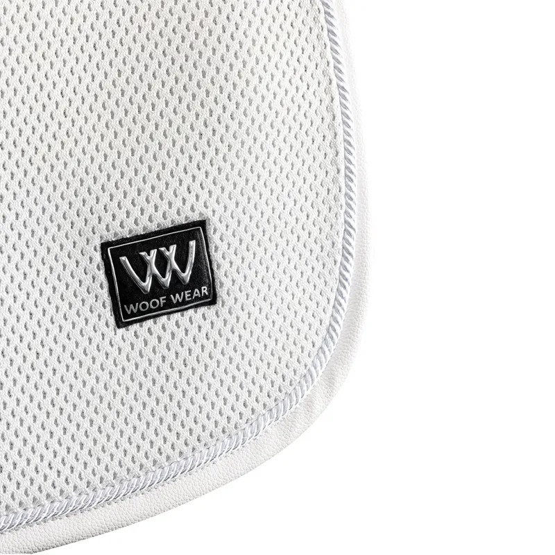 Woof Wear iVent Close Contact Saddlecloth - White-1