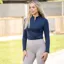 Woof Wear iVent Long Sleeve Womens Riding Shirt - Navy