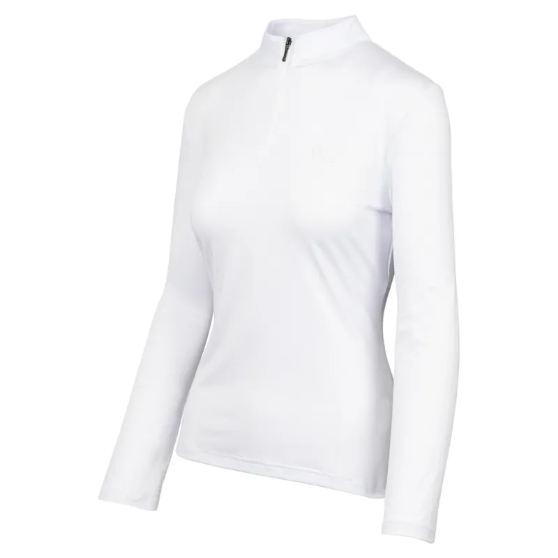 Woof Wear iVent Long Sleeve Womens Riding Shirt - White-1