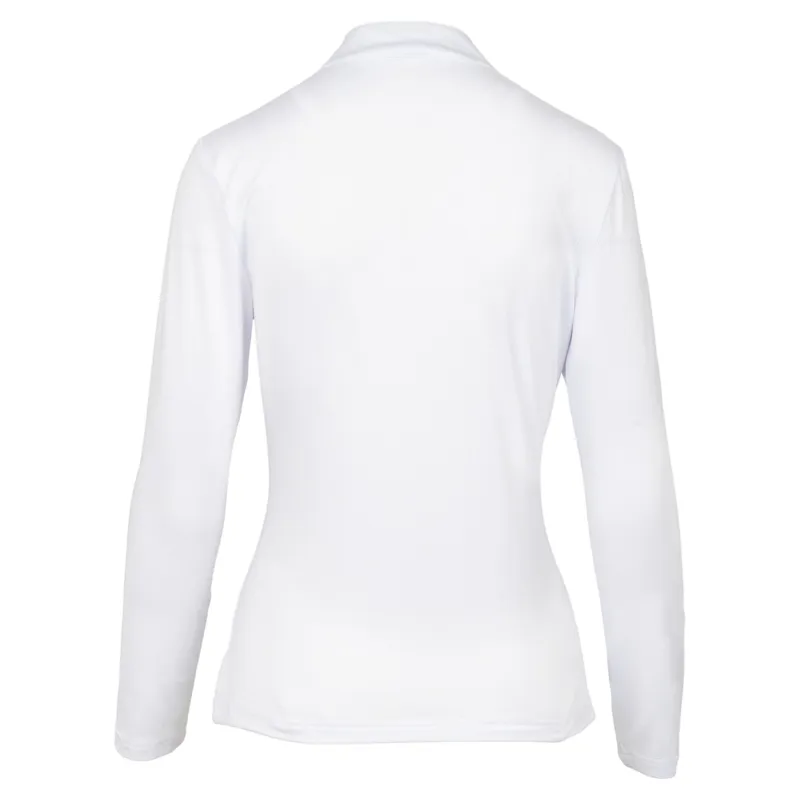Woof Wear iVent Long Sleeve Womens Riding Shirt - White-3