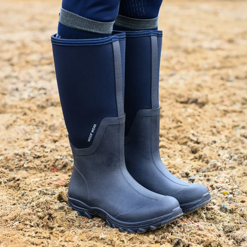 Woof Wear Long Work Boots - Navy