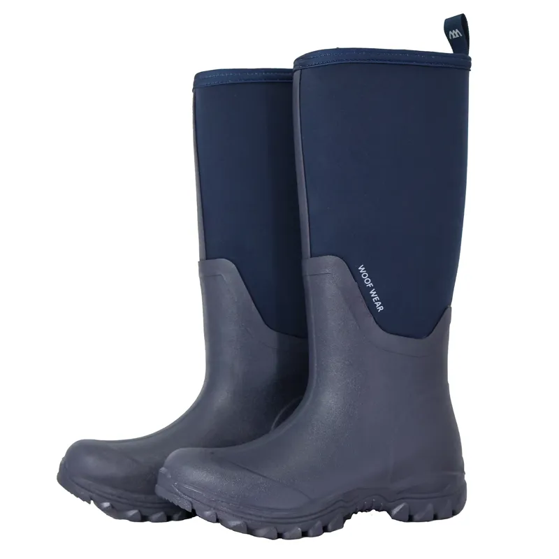 Woof Wear Long Work Boots - Navy-2