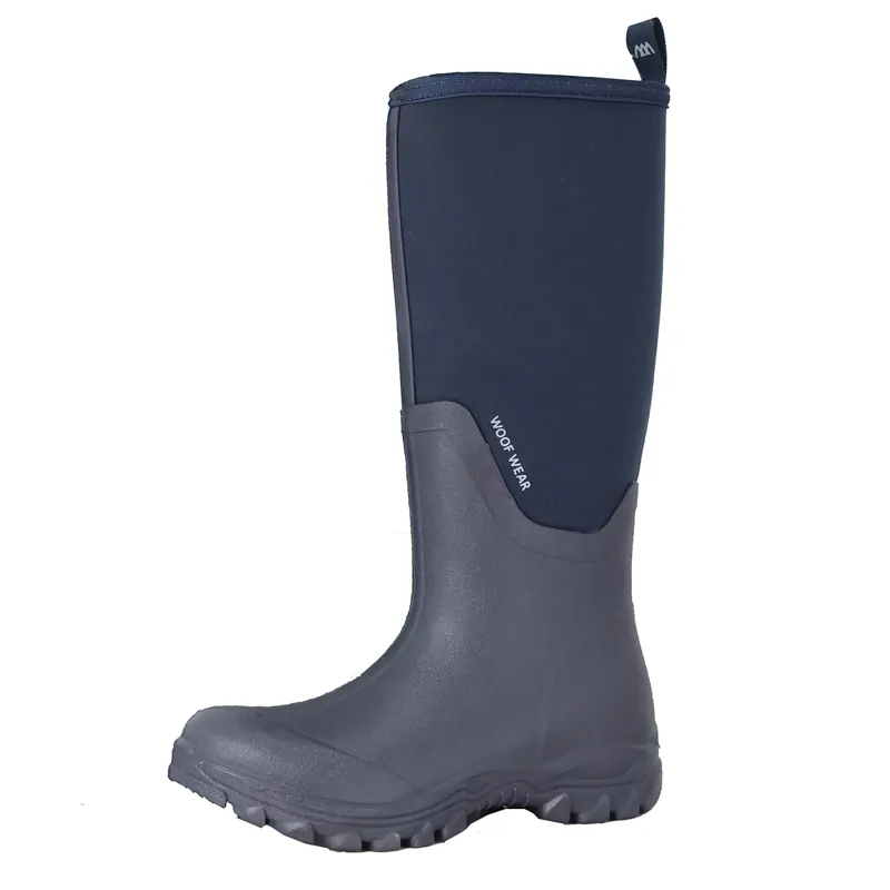 Woof Wear Long Work Boots - Navy-1