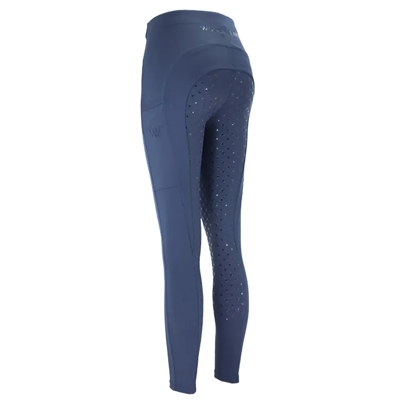 Woof Wear Original Lite Ladies Riding Tights - Navy