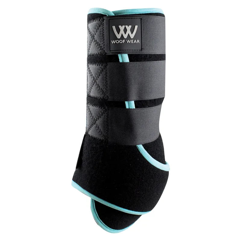 Woof Wear Polar Ice Tendon Boots - Black/Turquoise