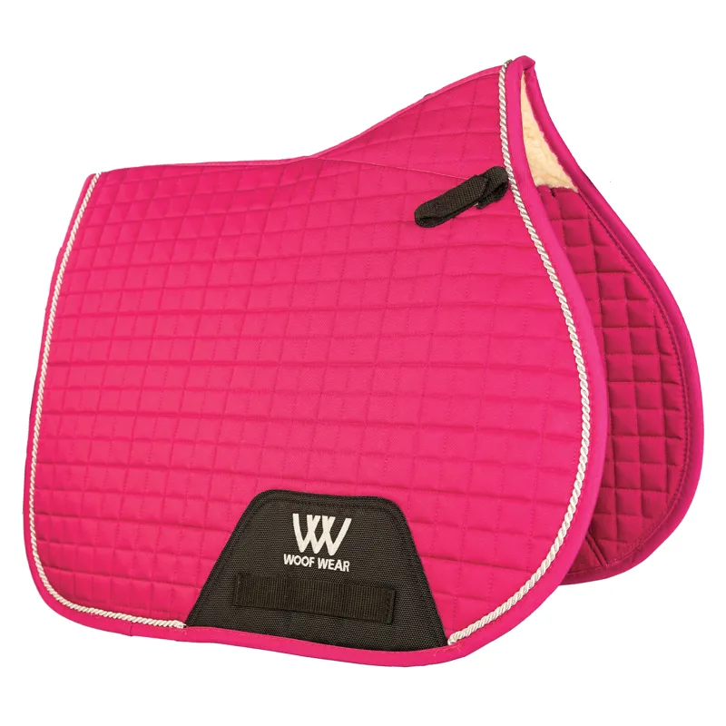 Woof Wear Pony Contour GP Saddlecloth - Berry