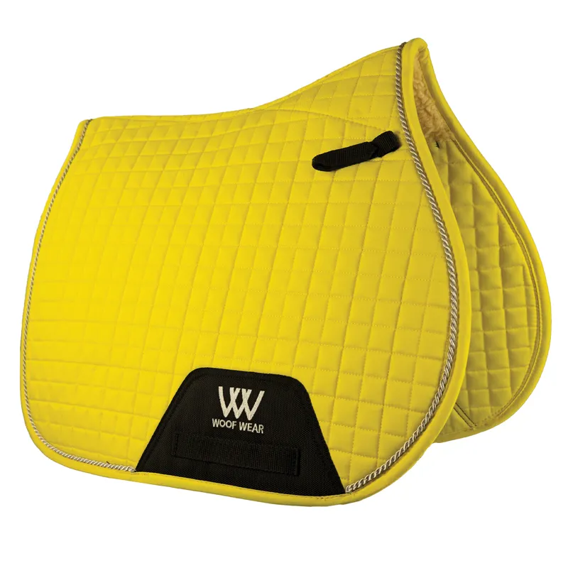 Woof Wear Pony Contour GP Saddlecloth - Yellow