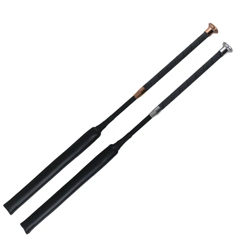 Woof Wear Pro Showjumping Bat - Black/Silver-2