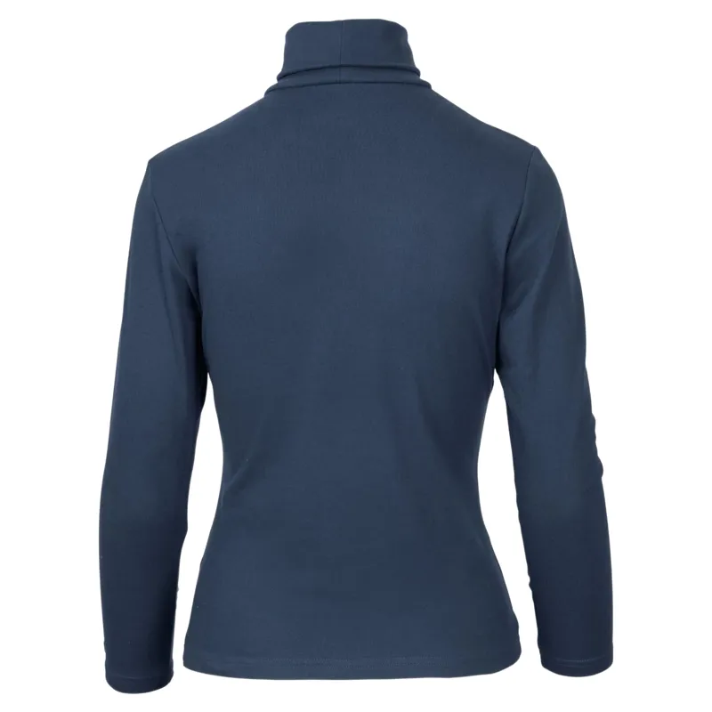 Woof Wear Roll Neck Womens Shirt - Navy-3