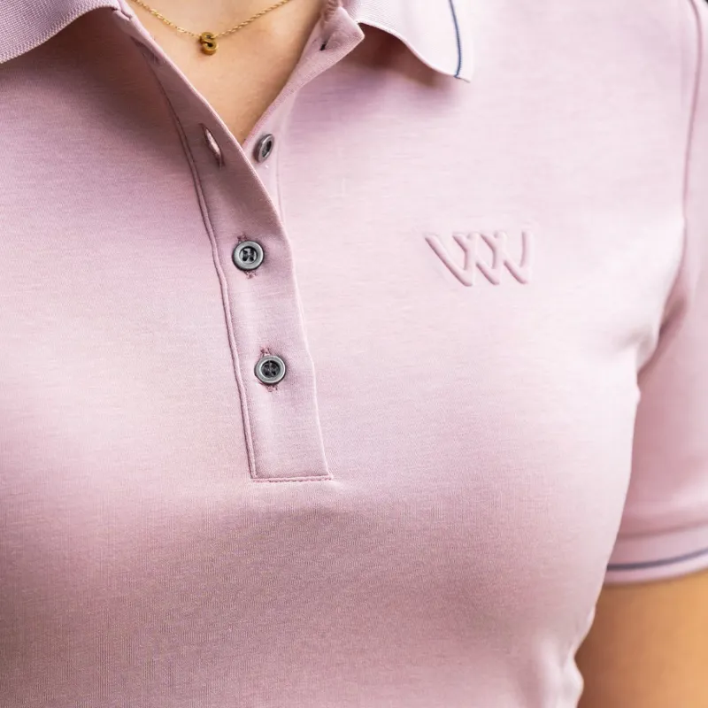 Woof Wear Tech Womens Polo Shirt- Rose-6