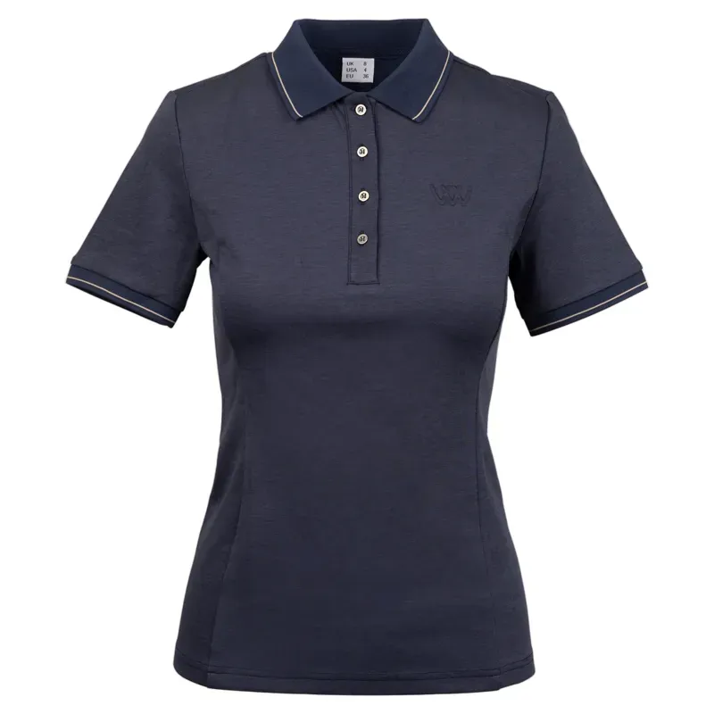 Woof Wear Tech Womens Polo Shirt - Navy-3