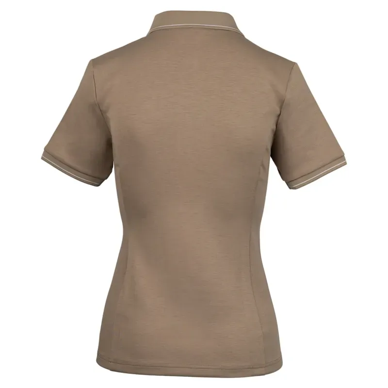 Woof Wear Tech Womens Short Sleeve Polo Shirt - Stone-2