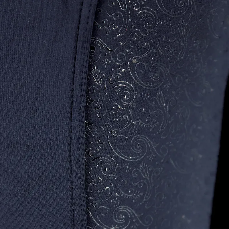 Woof Wear Vision Full Grip Womens Riding Tights - Navy-4