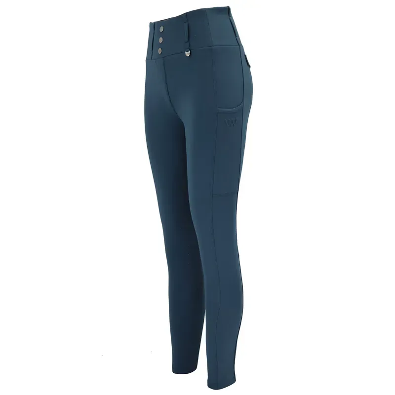 Woof Wear Vision Full Grip Womens Riding Tights - Petrol