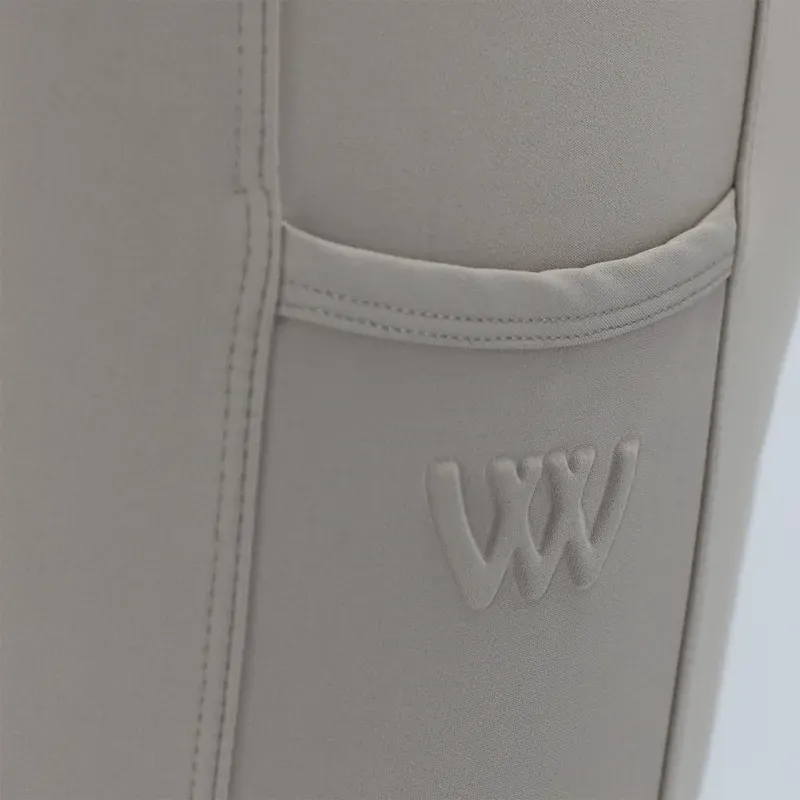 Woof Wear Vision Full Grip Womens Riding Tights - Stone-6