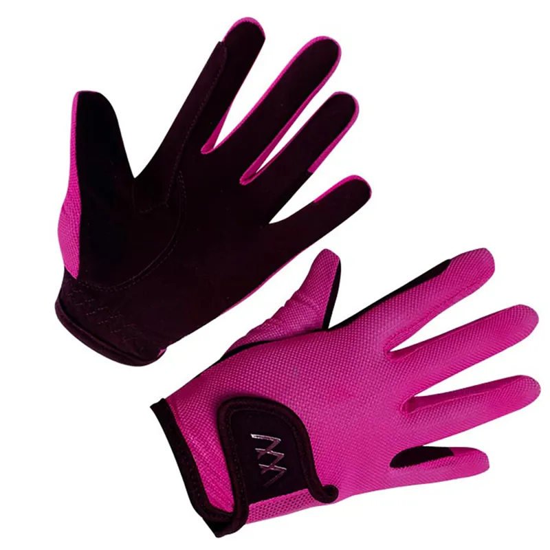 Woof Wear Young Rider Pro Gloves - Berry