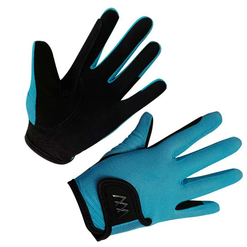 Woof Wear Young Rider Pro Gloves - Turquoise