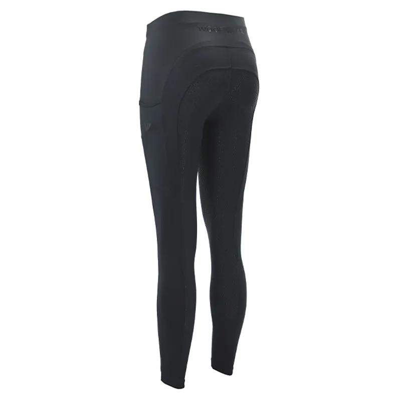 Woof Wear Young Rider Pro Riding Tights - Black-1